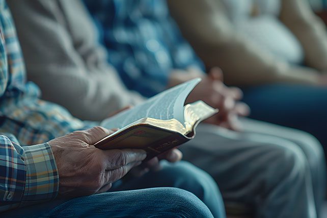 bibles in church